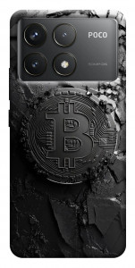 Чохол Dark bitcoin для Xiaomi Poco F6 Pro