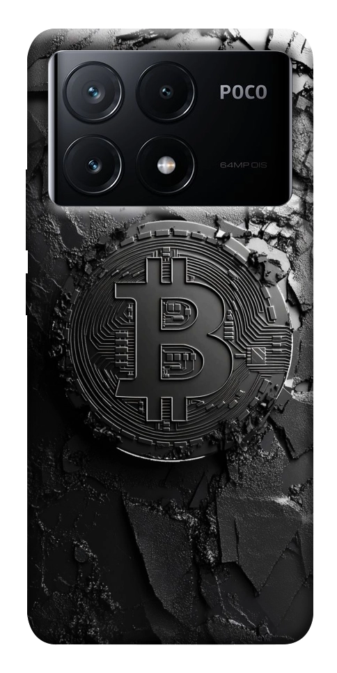 Чохол Dark bitcoin для Xiaomi Poco X6 Pro