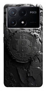 Чехол Dark bitcoin для Xiaomi Poco X6 Pro