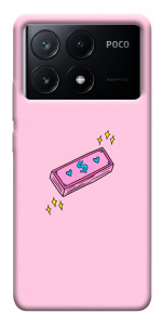 Чехол Simple pink money для Xiaomi Poco X6 Pro