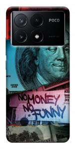 Чехол No money no funny для Xiaomi Poco X6 Pro