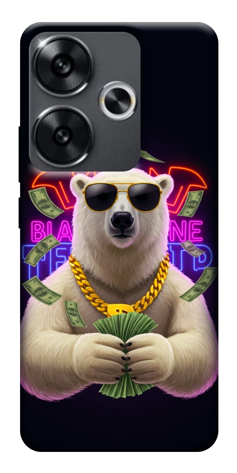 Чехол Money bear для Xiaomi Poco F6