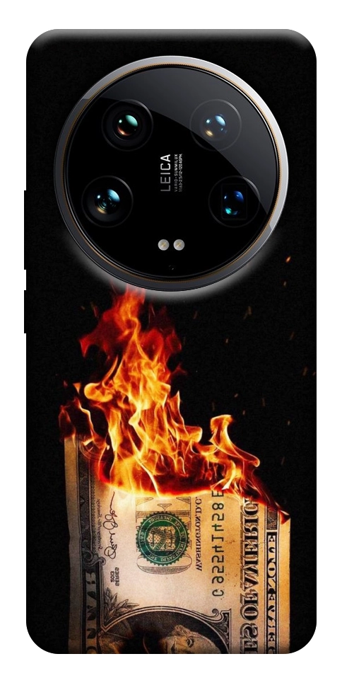 Чехол Money burn для Xiaomi 14 Ultra