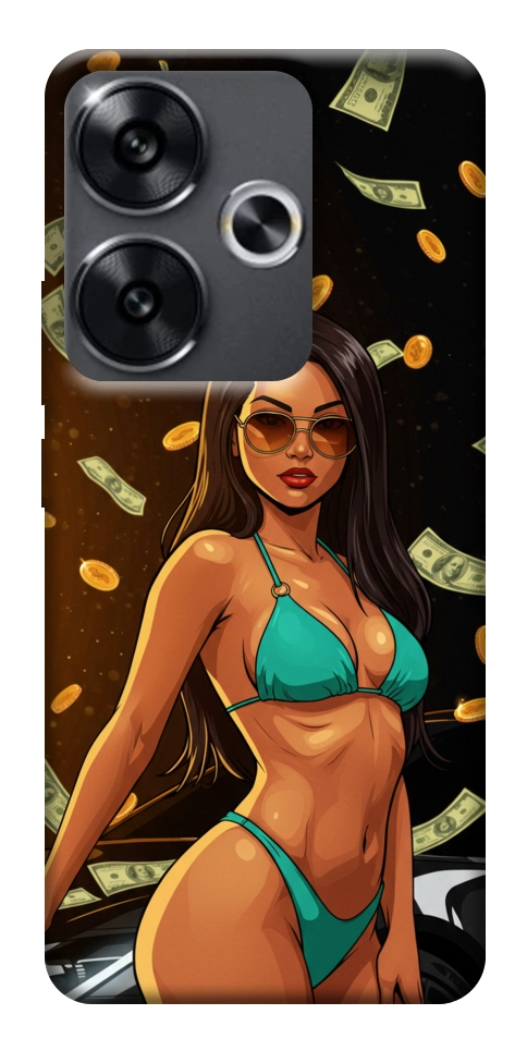 Чехол Money girl для Xiaomi Poco F6