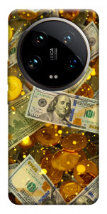 Чехол Gold and dollars для Xiaomi 14 Ultra
