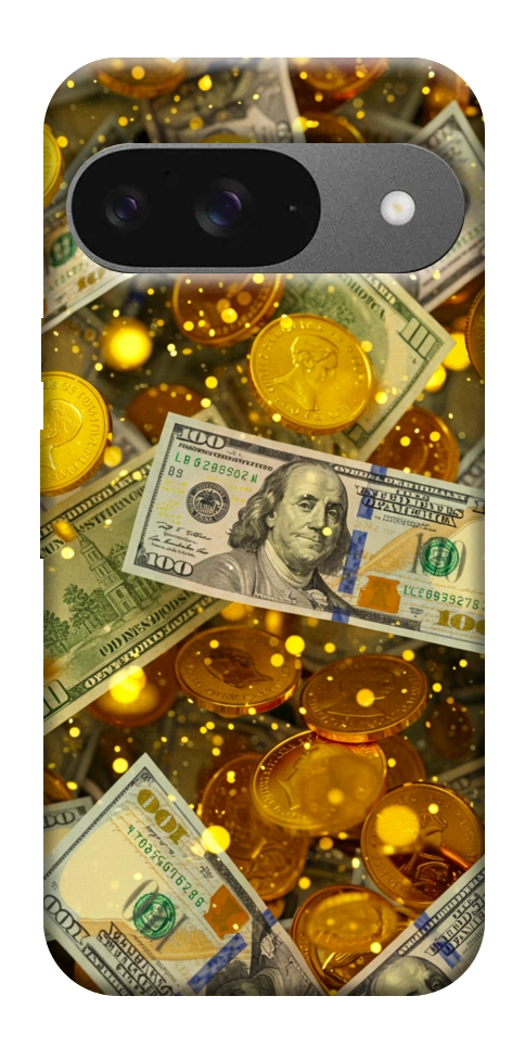 Чехол Gold and dollars для Google Pixel 10 Pro