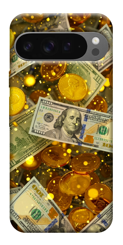 Чохол Gold and dollars для Google Pixel 10 Pro XL