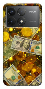 Чохол Gold and dollars для Xiaomi Poco F6 Pro