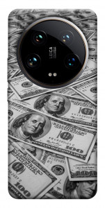 Чехол Dollars background для Xiaomi 14 Ultra