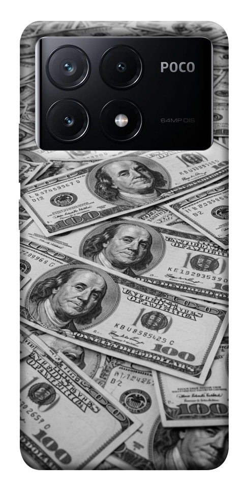 Чохол Dollars background для Xiaomi Poco X6 Pro