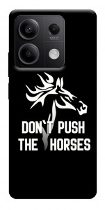 Чохол Dont push the horses для Xiaomi Redmi Note 13 5G