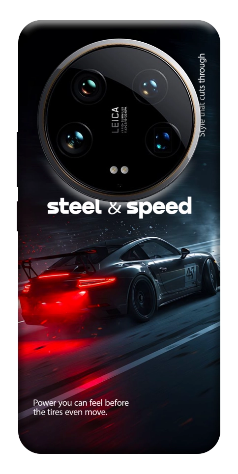 Чехол Black and red care для Xiaomi 14 Ultra