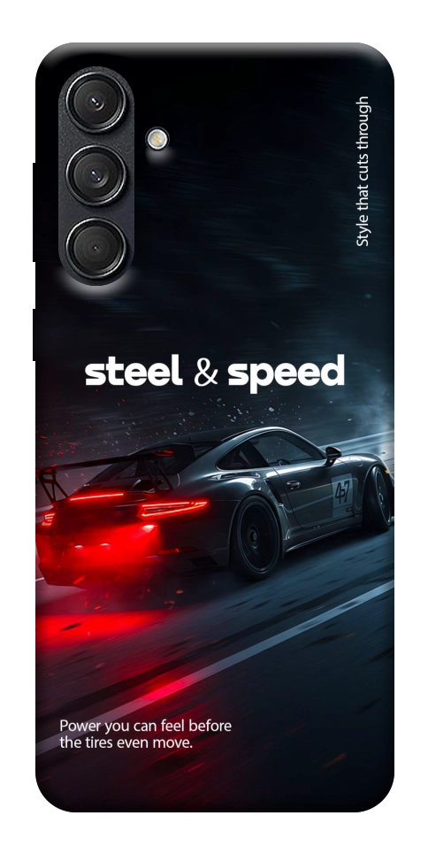 Чохол Black and red care для Galaxy M55