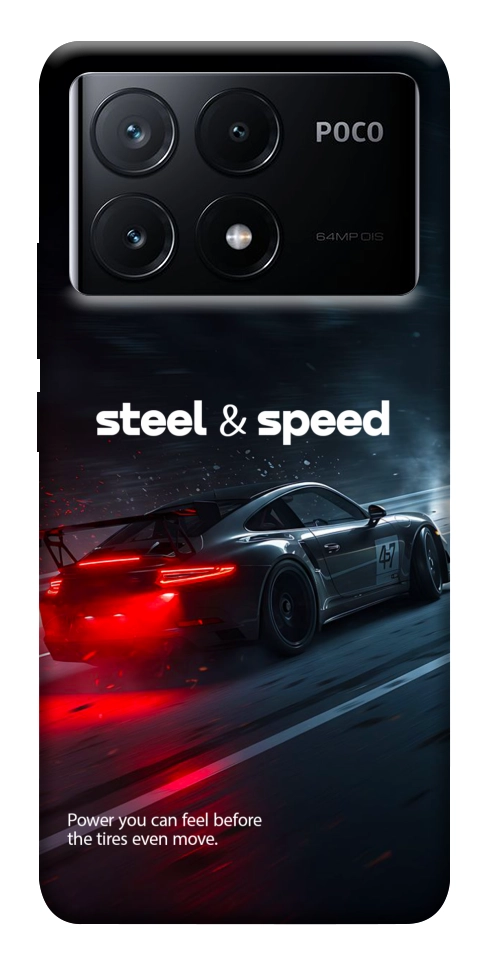 Чохол Black and red care для Xiaomi Poco X6 Pro