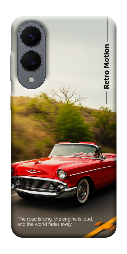 Чехол Retro auto для Galaxy S25 Edge