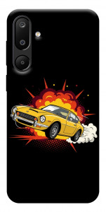 Чохол Retro comics car black для Galaxy M16 5G