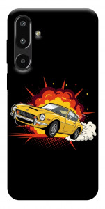 Чехол Retro comics car black для Galaxy F16 5G