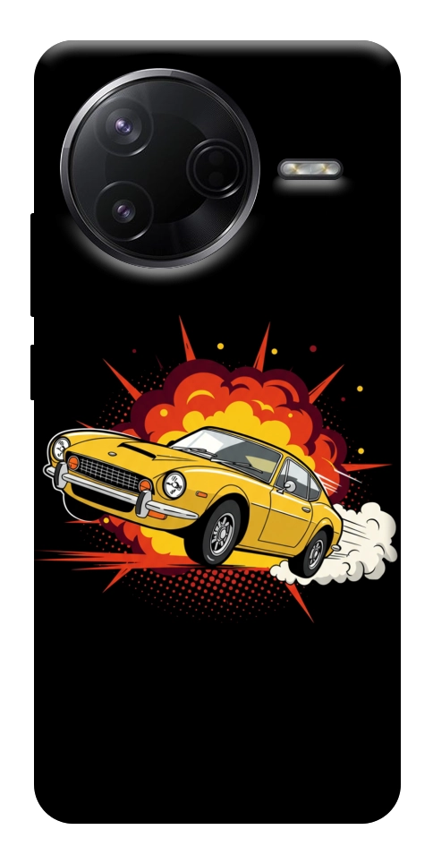 Чохол Retro comics car black для Xiaomi Poco F7 Pro