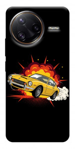 Чохол Retro comics car black для Xiaomi Poco F7 Ultra