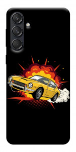 Чохол Retro comics car black для Galaxy M55