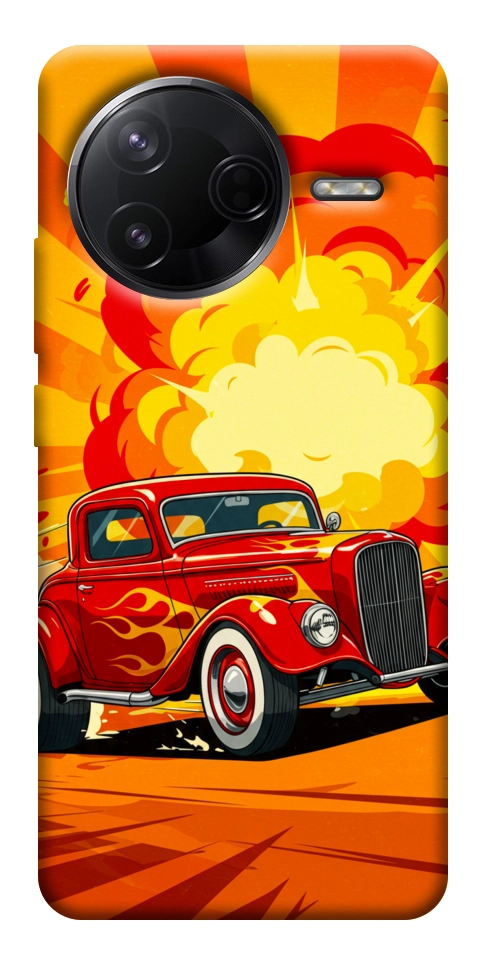 Чохол Retro comics car для Xiaomi Poco F7 Pro