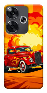Чехол Retro comics car для Xiaomi Poco F6