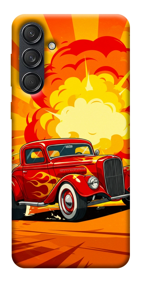 Чохол Retro comics car для Galaxy M55