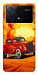 Чехол Retro comics car для Xiaomi Poco X6 Pro