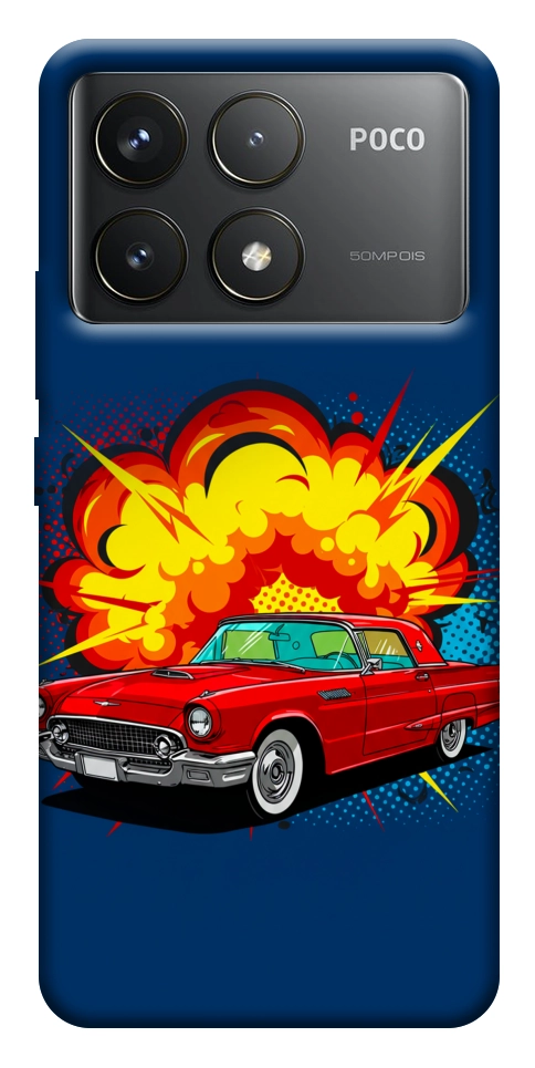 Чехол Retro explosion для Xiaomi Poco F6 Pro
