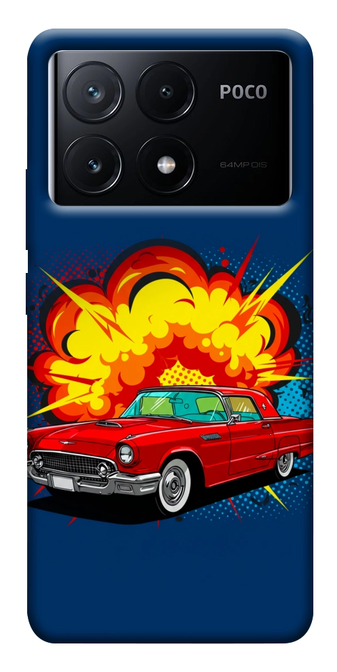 Чехол Retro explosion для Xiaomi Poco X6 Pro
