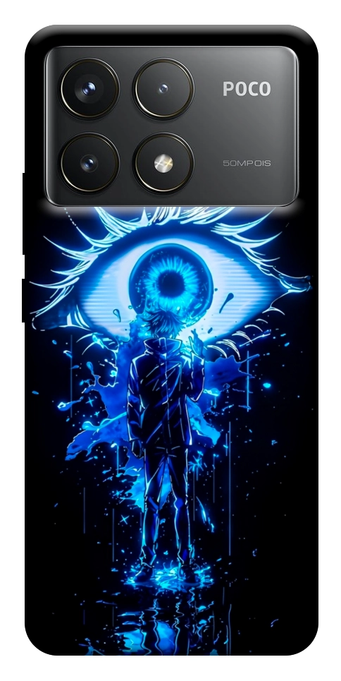 Чехол Gojo satoru the eye для Xiaomi Poco F6 Pro