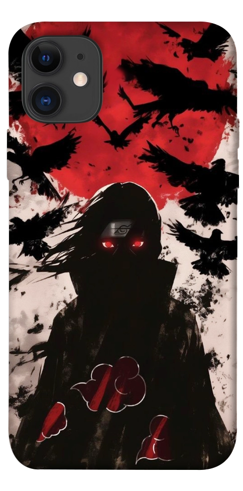 Чохол Itachi black ravens для iPhone 11