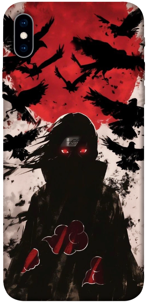Чохол Itachi black ravens для iPhone XS Max