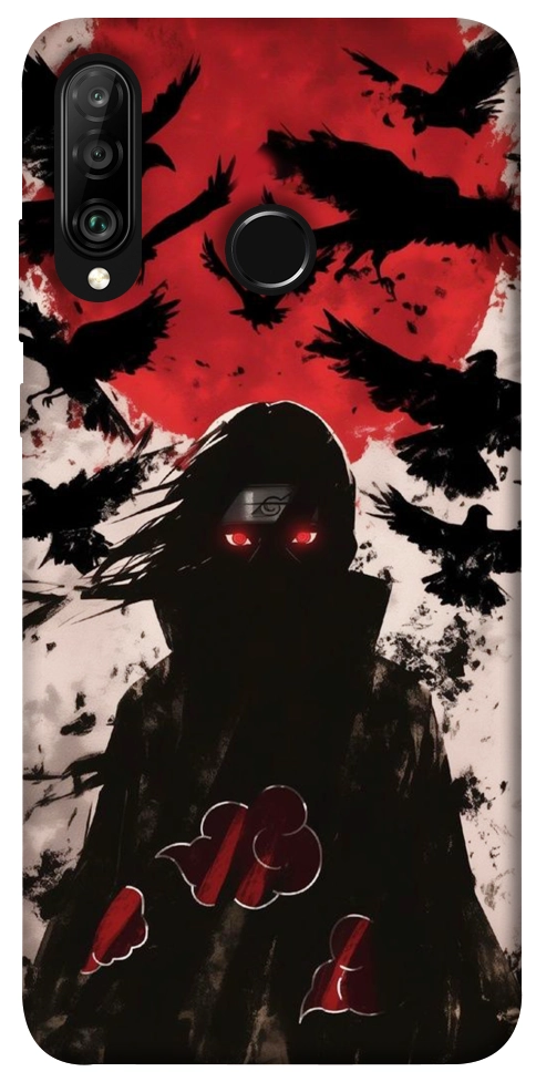 Чехол Itachi black ravens для Huawei P30 Lite