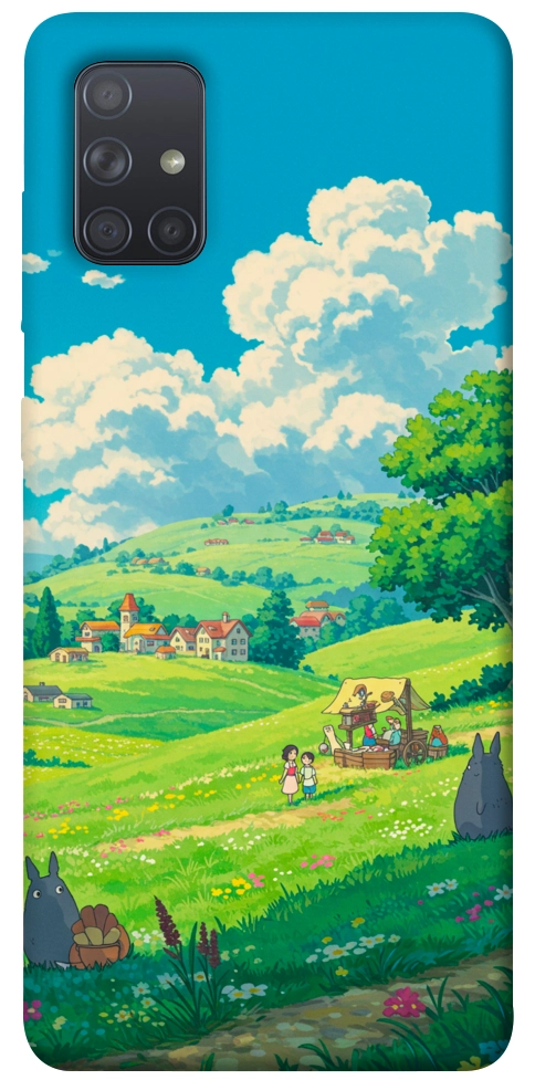 Чехол Miyazaki landscape для Galaxy A71 (2020)
