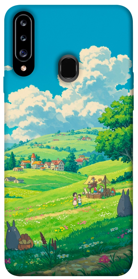 Чохол Miyazaki landscape для Galaxy A20s (2019)
