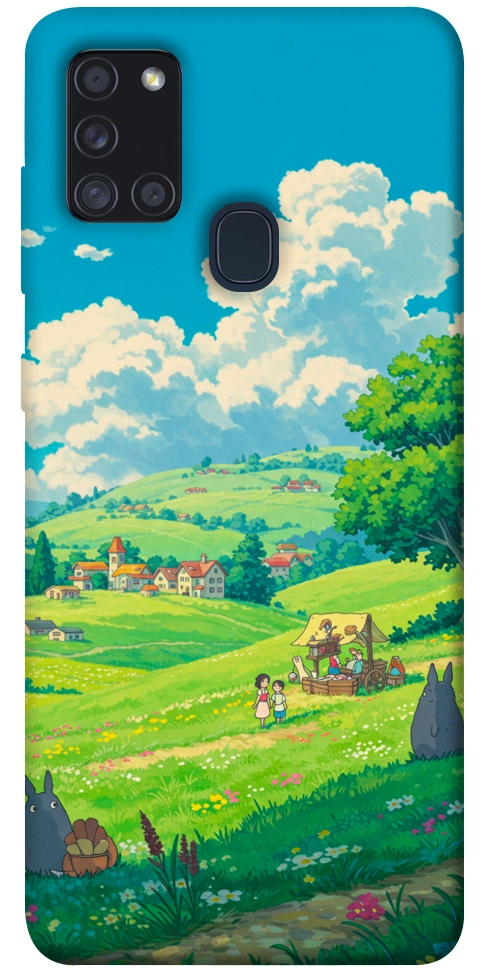Чехол Miyazaki landscape для Galaxy A21s (2020)