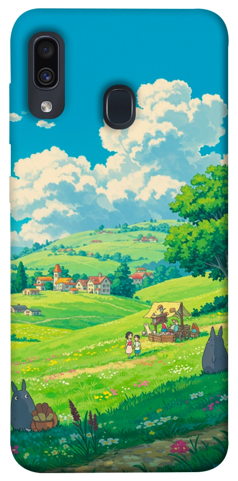 Чехол Miyazaki landscape для Galaxy A30 (2019)