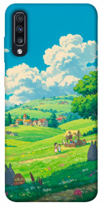 Чехол Miyazaki landscape для Galaxy A70 (2019)