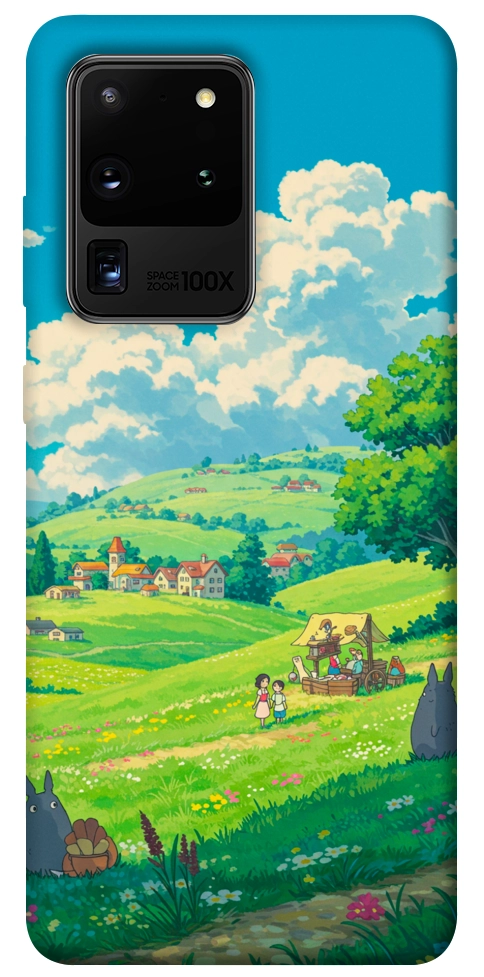 Чехол Miyazaki landscape для Galaxy S20 Ultra (2020)