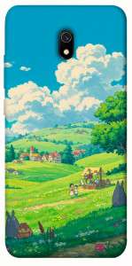 Чехол Miyazaki landscape для Xiaomi Redmi 8a