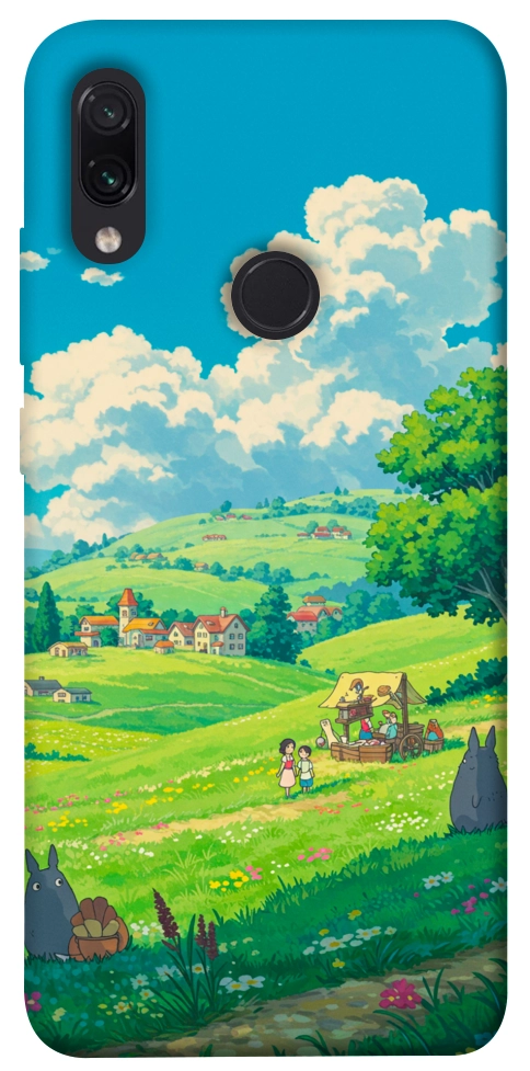 Чехол Miyazaki landscape для Xiaomi Redmi Note 7