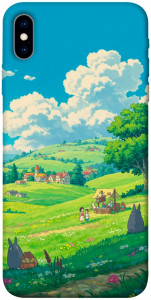 Чохол Miyazaki landscape для iPhone XS
