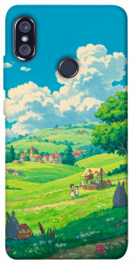 Чехол Miyazaki landscape для Xiaomi Redmi Note 5 Pro