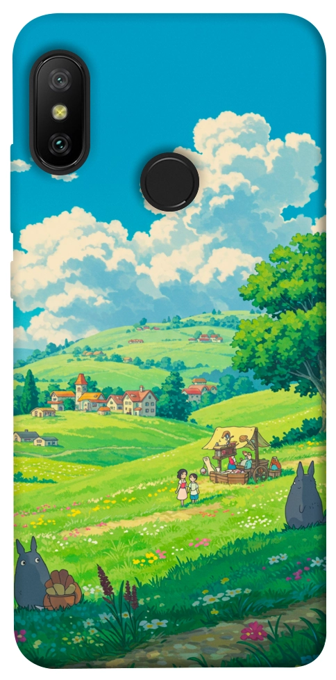 Чохол Miyazaki landscape для Xiaomi Redmi 6 Pro