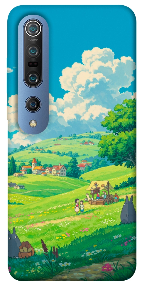 Чехол Miyazaki landscape для Xiaomi Mi 10