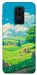 Чехол Miyazaki landscape для Xiaomi Redmi 10X