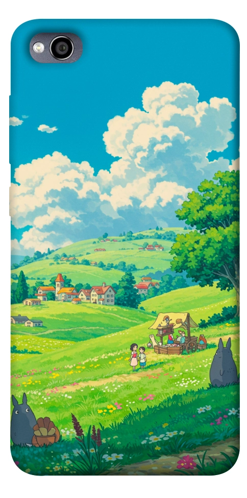 Чехол Miyazaki landscape для Xiaomi Redmi 4A