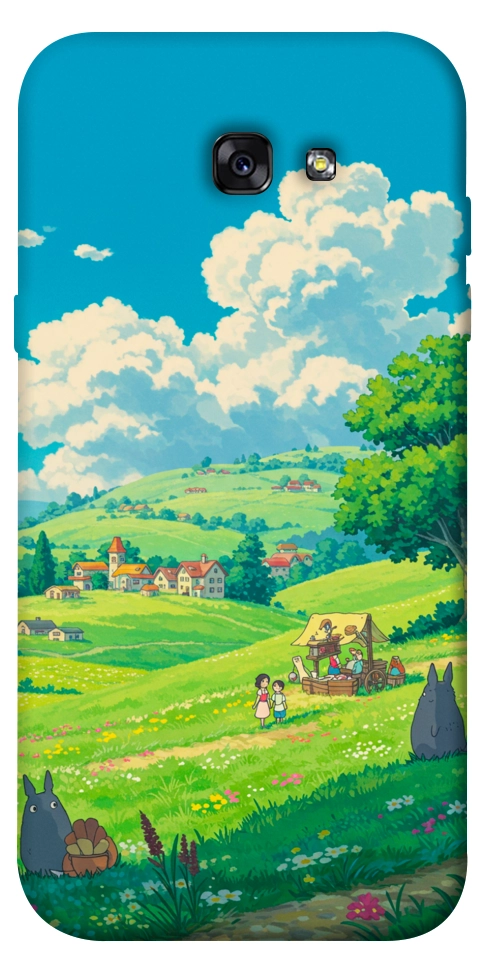 Чехол Miyazaki landscape для Galaxy A7 (2017)
