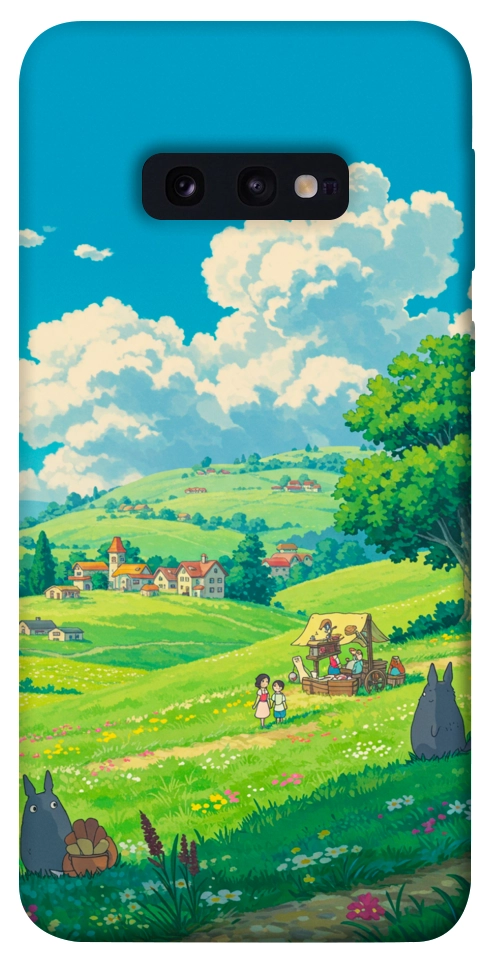 Чехол Miyazaki landscape для Galaxy S10e